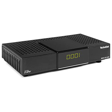 TechniSat HD-S 223 DVR - Kompakter HD-Satelliten Receiver mit USB-Aufnahmefunktion (Sat DVB-S2, HDTV, HDMI, USB Mediaplayer, Programmliste, Sleeptimer, 7-Tage EPG Unterstützung, Fernbedienung) schwarz im Sale